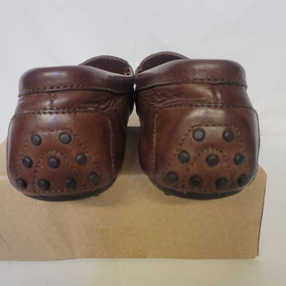 POLO‎ RALPH LAUREN Size 9D Reynold Men\'s Driving Mocs  Brown Leather